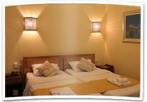 Rooms fitted with all the comfort of modern times
